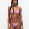 PULL & BEAR PrintedBikini Pezzo SottoPink Donna Moda Mare PUC81I02X-J11 -PULL - BEAR Negozio 656de2562e74478dbf0776ae5932e338