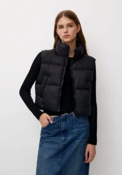 PULL & BEAR Short Puffer - Smanicato - Black