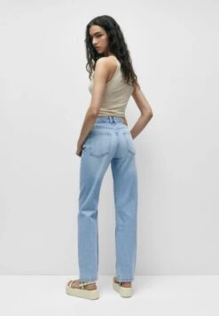 PULL & BEAR Mid Waist FadedJeans A SigarettaLight Blue Denim Donna Jeans PUC21N0KX-K11 10 PULL & BEAR Mid Waist FadedJeans A SigarettaLight Blue Denim Donna Jeans PUC21N0KX-K11 -PULL - BEAR Negozio 668e59eb490045c99a35a20f53e78f3f