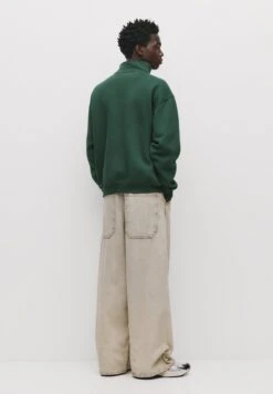 PULL & BEAR BASIC QUARTER-ZIP - Felpa - Dark Green -PULL - BEAR Negozio 67c088cd1d194f6088a7bdcf2e94eb1e