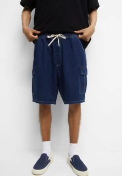 PULL & BEAR WaistbandShorts Di JeansDark Blue Uomo Jeans PUC22F0CC-K12
