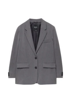PULL & BEAR Basic Double-Breasted ButtonedBlazerGrey Donna Giacche E Blazer PUC21G0IH-C11 -PULL - BEAR Negozio 686c62e18dd54a11bc13c334dc15d34d