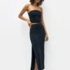 PULL & BEAR Basic-Midi - Gonna A Tubino - Black