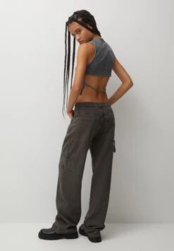 PULL & BEAR Faded - Top - Grey -PULL - BEAR Negozio 6b606bdadf6e4a3ebb44520dfd0f276f