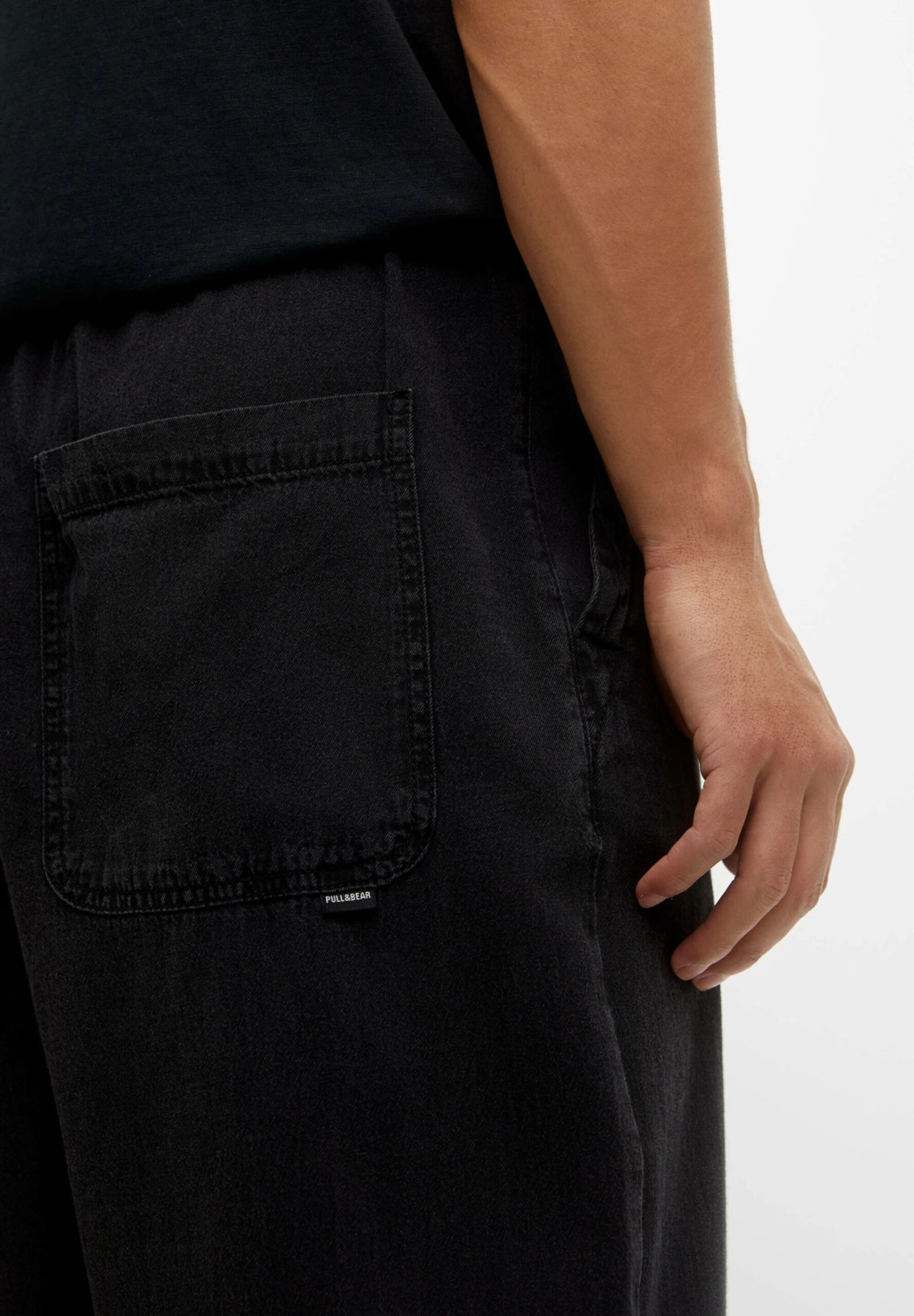 PULL & BEAR Basic Jogger Jeans BaggyBlack Uomo Jeans PUC22G0PD-Q11 7 PULL & BEAR Basic Jogger Jeans BaggyBlack Uomo Jeans PUC22G0PD-Q11 - immagine 5