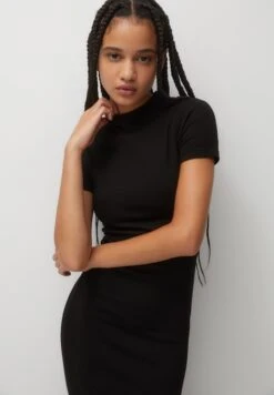 PULL & BEAR High Neck Basic - Vestito Lungo - Black -PULL - BEAR Negozio 6e35c4c61ee54fb7bf6acc098d712fd3