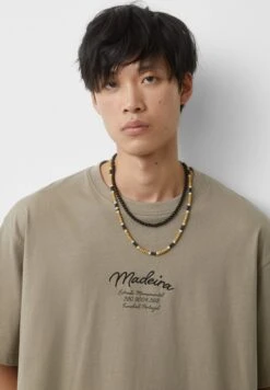 PULL & BEAR Short Sleeve CityT-Shirt Con StampaBrown Uomo T-shirt E Polo PUC22O1PO-O11 -PULL - BEAR Negozio 6ec23a198d11410498afe58ee4213b12