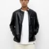 PULL & BEAR Basic-BikerGiacca In SimilpelleBlack Uomo Giacche PUC22T0SM-Q11 -PULL - BEAR Negozio 70601a84d1cc4e999c2882dd09dc799e