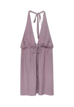 PULL & BEAR Short Tie Dye Halter Vestito EstivoPurple Donna Vestiti PUC21C14L-I11