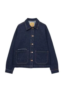 PULL & BEAR Worker- Giacca Di Jeans - Dark Blue -PULL - BEAR Negozio 73733a486c6e4574997564dcc121ab01