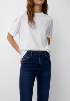 PULL & BEAR Basic Mom Comfort - Jeans A Sigaretta - Light Blue -PULL - BEAR Negozio 74da3c94acfa4f7890154f85de2e29e3