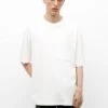 PULL & BEAR Short SleeveWith PocketT-Shirt BasicWhite Uomo T-shirt E Polo PUC22O1N4-A11
