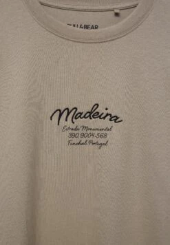 PULL & BEAR Short Sleeve CityT-Shirt Con StampaBrown Uomo T-shirt E Polo PUC22O1PO-O11 -PULL - BEAR Negozio 7894bcfba34f475aa20c9a97bf4cd828