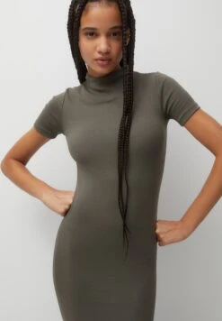 PULL & BEAR High Neck Basic - Vestito Lungo - Grey -PULL - BEAR Negozio 79daaff215fd4c5a9b37b29473e09a49