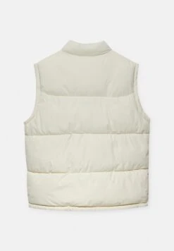 PULL & BEAR Basic - Puffer Gilet - Smanicato - White -PULL - BEAR Negozio 7a22a3349e3c47d09e13846291a211ac