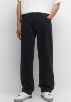 PULL & BEAR Jeans A SigarettaMottled Black Uomo Jeans PUC22G0NE-Q11