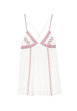 PULL & BEAR Short With Embroidery DetailVestito EstivoWhite Donna Vestiti PUC21C15C-A11 -PULL - BEAR Negozio 7b27df367935453bb6f1fcac51ff5519