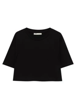 PULL & BEAR Cropped T-Shirt BasicBlack Donna T-shirt E Top PUC21D2A0-Q11 17 PULL & BEAR Cropped T-Shirt BasicBlack Donna T-shirt E Top PUC21D2A0-Q11 -PULL - BEAR Negozio 7bb0ef85499e4f8db0ad164b560a44e1