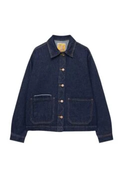 PULL & BEAR Worker- Giacca Di Jeans - Dark Blue -PULL - BEAR Negozio 7ccf2101ef9f47a4a15435a7b86de327