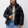 PULL & BEAR PufferGiacca In SimilpelleBlack Donna Giacche E Blazer PUC21U0GB-Q11 -PULL - BEAR Negozio 7cfd8bbb0c3846009d72a95d2b9c72d0