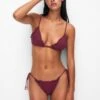 PULL & BEAR WavyBikini Pezzo SopraBerry Donna Moda Mare PUC81J02X-I11