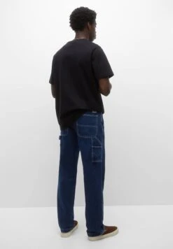 PULL & BEAR CarpenterJeans A SigarettaLight Blue Denim Uomo Jeans PUC22G0OR-K12 -PULL - BEAR Negozio 7ddee9826eba46a2bb774fb3fbb90a04