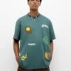 PULL & BEAR Smiley FaceT-Shirt Con StampaGreen Uomo T-shirt E Polo PUC22O1P0-M11