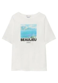 PULL & BEAR Beaulieu LicenseT-Shirt Con StampaWhite Donna T-shirt E Top PUC21D2E6-A11 -PULL - BEAR Negozio 82f5acd5c2b443b386f65b8aa8307968