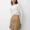 PULL & BEAR Box - Gonna A Campana - Beige -PULL - BEAR Negozio 8329dbf8678b4fcf967946313de735ce