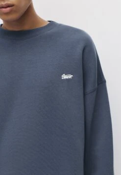 PULL & BEAR ROUND NECK STWD - Felpa - Blue/grey -PULL - BEAR Negozio 84142c9ba5914e958029939885ca3fed