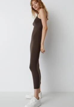 PULL & BEAR Long With Thin StrapsVestito LungoDark Brown Donna Vestiti PUC21C146-O11 -PULL - BEAR Negozio 847d0610e3754ab6968c01d98594c4ab