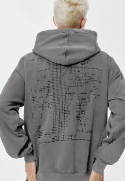 PULL & BEAR NEW YORK GRAPHIC - Felpa Con Cappuccio - Grey -PULL - BEAR Negozio 8569aa1d8e054ccb935ffbbdea43d249