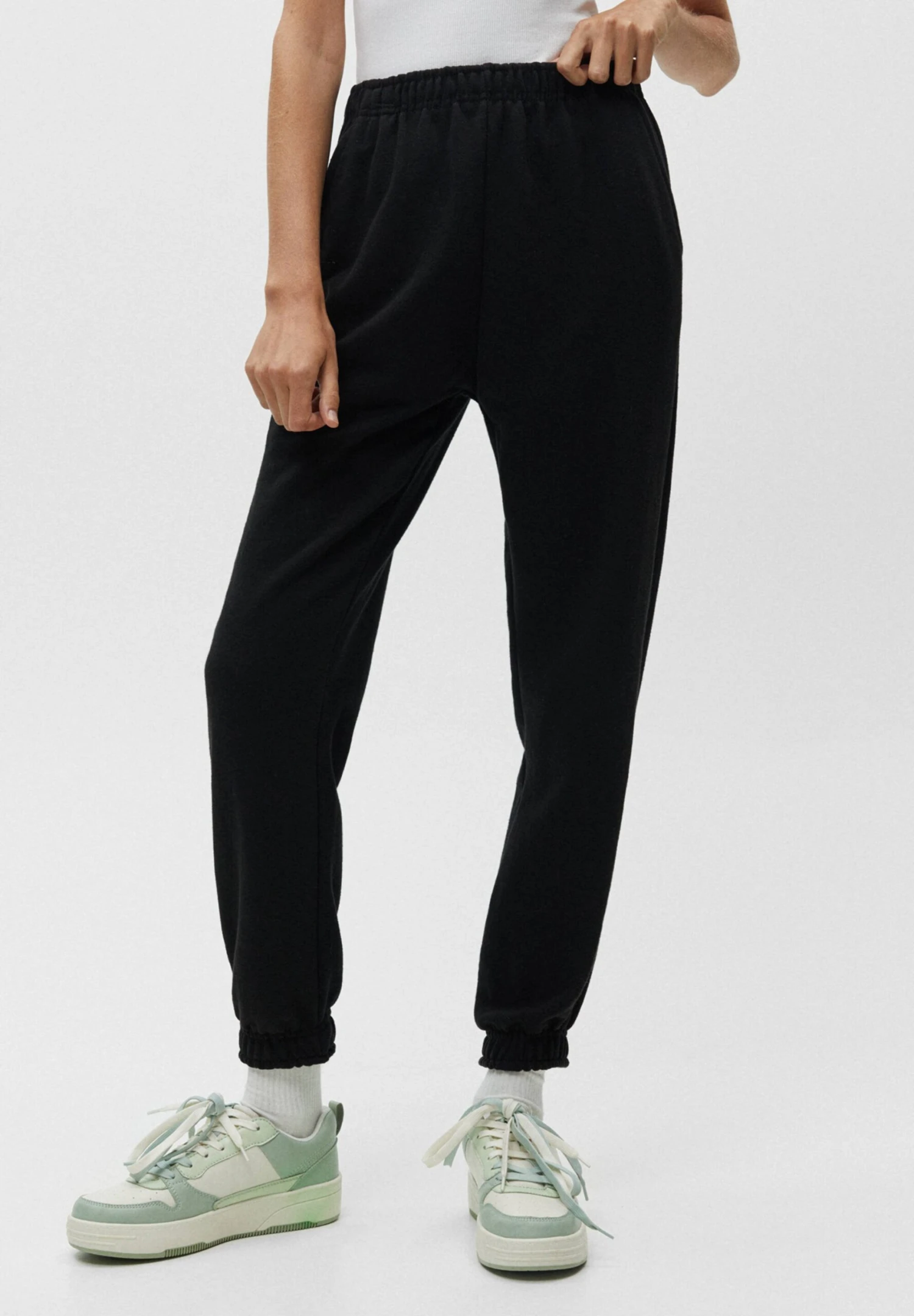 PULL & BEAR BasicPantaloni SportiviBlack Donna Pantaloni PUC21A0KU-Q11 3 PULL & BEAR BasicPantaloni SportiviBlack Donna Pantaloni PUC21A0KU-Q11