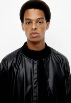 PULL & BEAR Basic Giacca In SimilpelleBlack Uomo Giacche PUC22T0SK-Q11 -PULL - BEAR Negozio 85d6d9403a9f434ea130bcecf6a1db4b