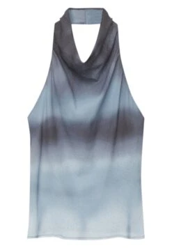 PULL & BEAR Tie-Dye HalterTopLight Blue Donna T-shirt E Top PUC21D2BU-K11 -PULL - BEAR Negozio 870b1a240d514d31a44d1f09d532189e