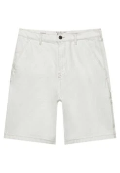 PULL & BEAR Carpenter Bermuda Shorts Di JeansWhite Uomo Jeans PUC22F0C1-A11 -PULL - BEAR Negozio 87c8f5e4fd254d92ab264cbefb5926e1