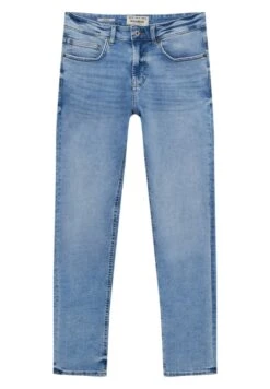 PULL & BEAR Basic Jeans Slim FitBlue Denim Uomo Jeans PUC22G0OF-K11 -PULL - BEAR Negozio 87ed3ef37e874562a28e72b98c08c0ad