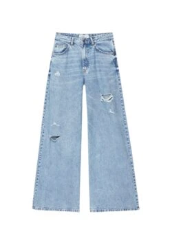 PULL & BEAR Mid-Waist Wide-Leg Jeans A ZampaBlue Donna Jeans PUC21N0LE-K11 -PULL - BEAR Negozio 888607447b0e43a5a20b5f0a99286dfc