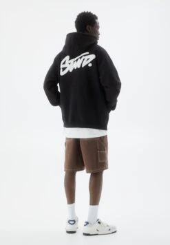 PULL & BEAR LogoFelpa Con CappuccioBlack Uomo Maglieria E Felpe PUC22S0QL-Q11 -PULL - BEAR Negozio 888c728289384692a5f1fcc20a9fb203