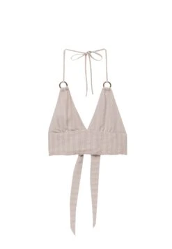 PULL & BEAR Rustic With Frayed HemHalterTopLight Brown Donna T-shirt E Top PUC21E11M-O11 -PULL - BEAR Negozio 88b637980c3d4d11987fc6059609c13f