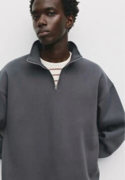 PULL & BEAR BASIC QUARTER-ZIP - Felpa - Dark Grey -PULL - BEAR Negozio 8a51eeabb50b4f379160969fa467a5d5