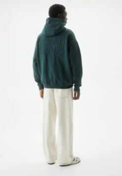 PULL & BEAR New York Varsity Felpa Con CappuccioDark Green Uomo Maglieria E Felpe PUC22S0R2-M11 -PULL - BEAR Negozio 8b55a21021644ca8b75e1334c5e5385c