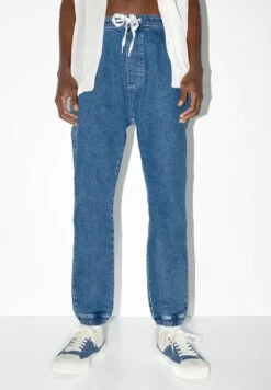 PULL & BEAR Basic Pantaloni SportiviBlue Denim Uomo Pantaloni PUC22E0EQ-K12 -PULL - BEAR Negozio 8cf82d71270d45f2a3aafd3a61b24759