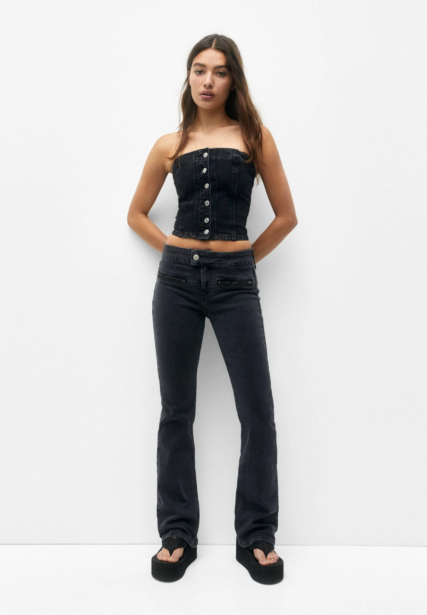 PULL & BEAR CorsetTopBlack Donna Camicie E Bluse PUC21E10A-Q11 4 PULL & BEAR CorsetTopBlack Donna Camicie E Bluse PUC21E10A-Q11 - immagine 2