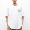 PULL & BEAR Paris Short SleeveT-Shirt Con StampaWhite Uomo T-shirt E Polo PUC22O1NH-A11 -PULL - BEAR Negozio 9485b7eff1504851aa6d856bd0ca2f85