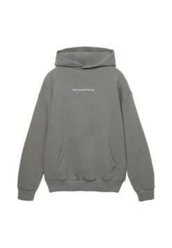 PULL & BEAR WITH SLOGAN - Felpa Con Cappuccio - Light Grey -PULL - BEAR Negozio 96211eb7baa24aa69dce3847492f25d8