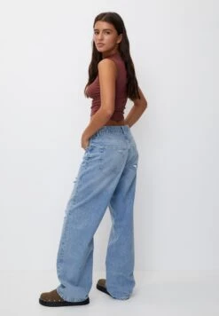 PULL & BEAR TopBrown Donna T-shirt E Top PUC21E128-O11 -PULL - BEAR Negozio 96cba43d1f2745dd94955998d0cddb3c