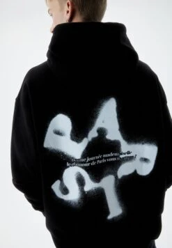 PULL & BEAR Black Paris SloganFelpa Con CappuccioBlack Uomo Maglieria E Felpe PUC22S0R5-Q11 -PULL - BEAR Negozio 97396936286747cca1807f4c3a8ebffe