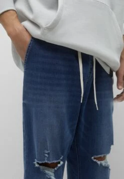 PULL & BEAR Jeans BaggyBlue Denim Uomo Jeans PUC22G0OC-K12 -PULL - BEAR Negozio 9961e074d7f1455684afb7af91cda562
