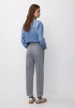 PULL & BEAR PaperbagJeans A SigarettaGrey Donna Jeans PUC21N0MN-C11 -PULL - BEAR Negozio 99dc79321dca446aa3d046333fc62678